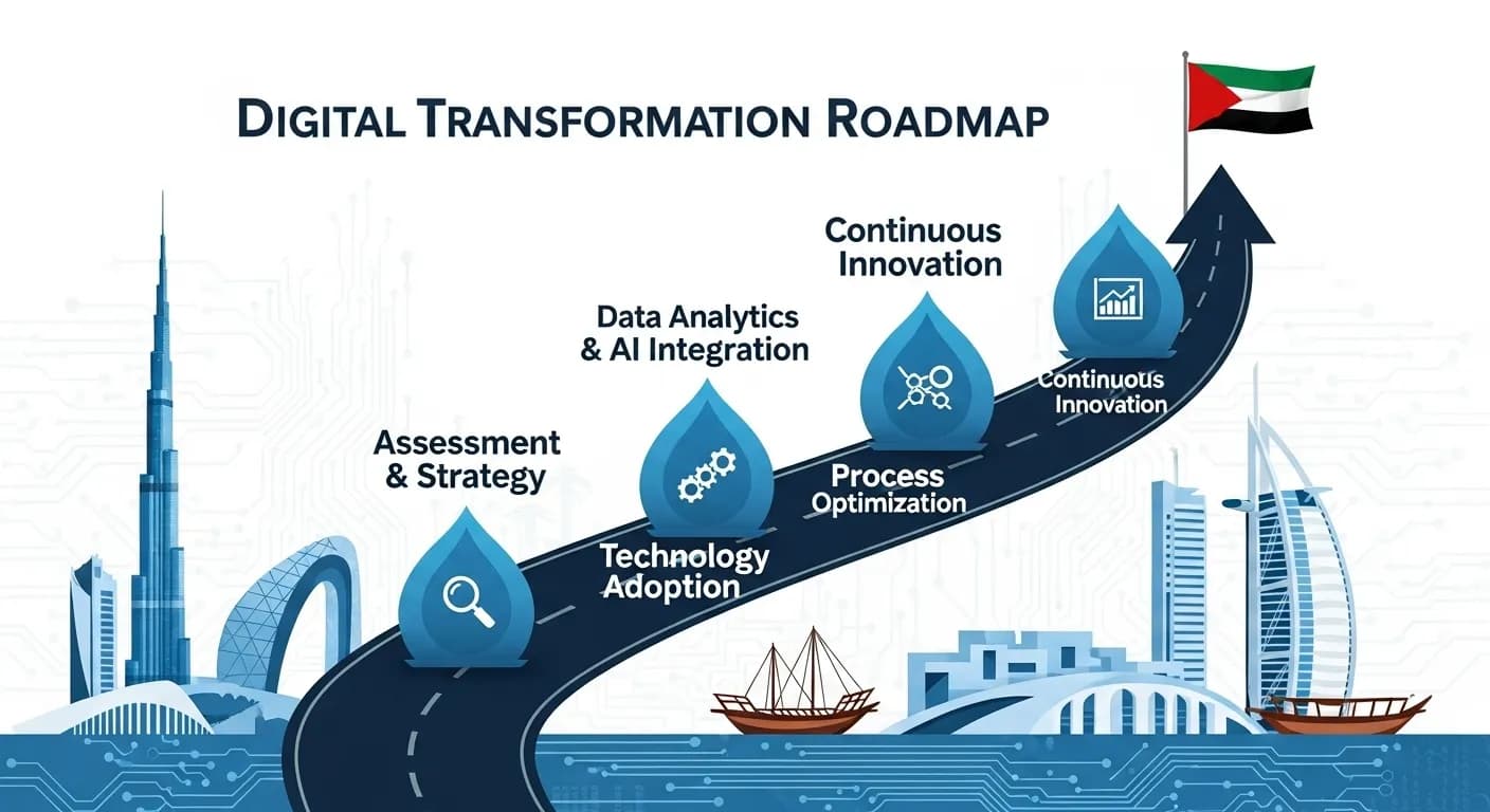 Digital Transformation Roadmap: A Step-by-Step Guide for UAE Businesses
